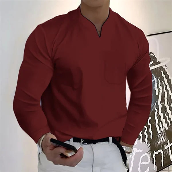 Men's Loose Casual Long Sleeve Top