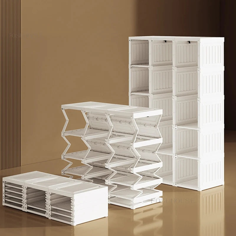 Plastic Folding Wardrobe Storage Portable Clothes Locker