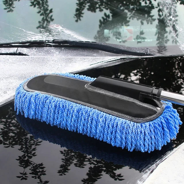 Microfiber Car Duster Suit Retractable Microfiber Car Dust Mop