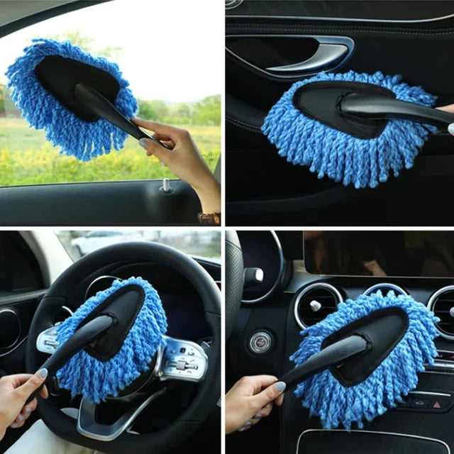 Microfiber Car Duster Suit Retractable Microfiber Car Dust Mop