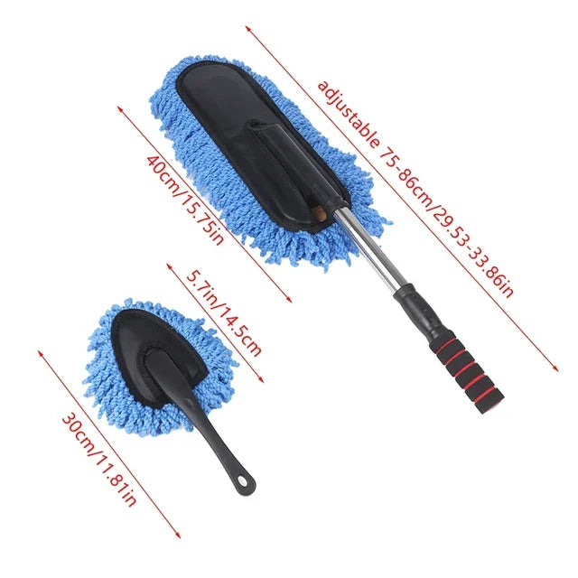 Microfiber Car Duster Suit Retractable Microfiber Car Dust Mop