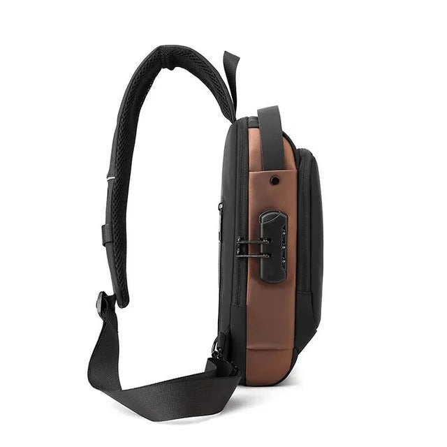 Waterproof USB Shoulder Bag