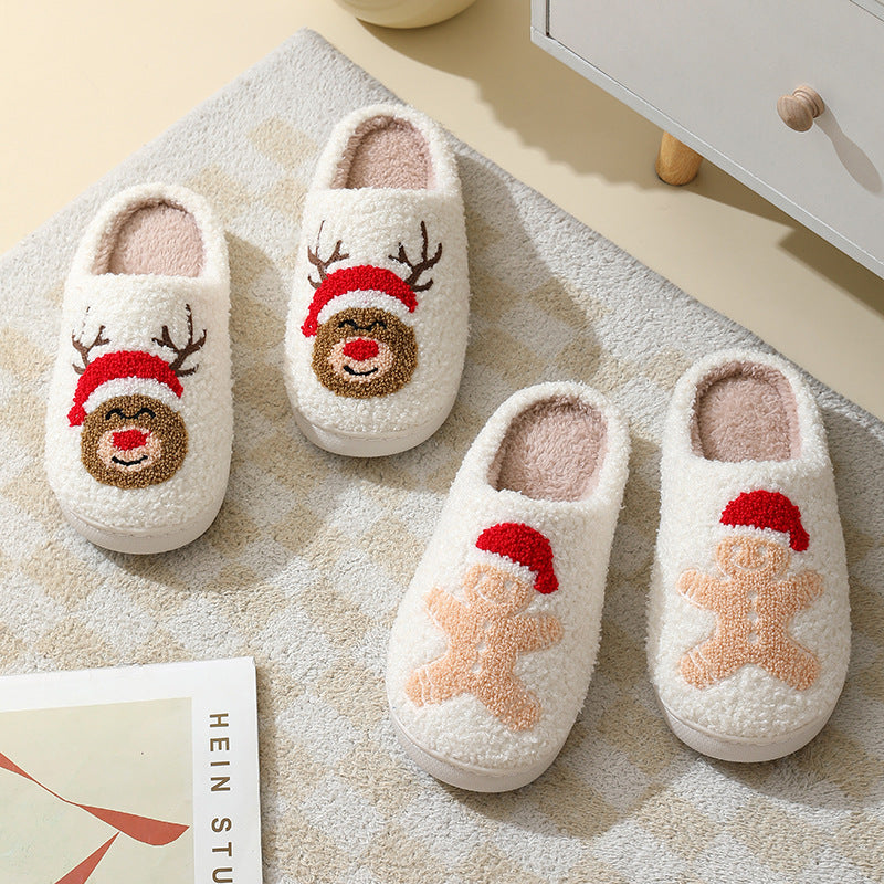 Cute Cartoon Santa Claus Cotton Slippers™