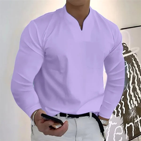 Men's Loose Casual Long Sleeve Top