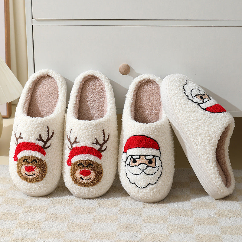 Cute Cartoon Santa Claus Cotton Slippers™