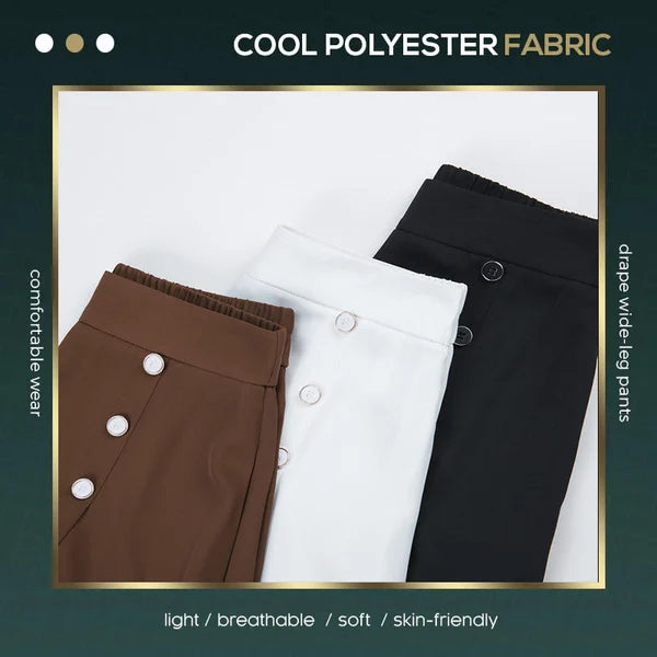 🔥[Comfy and Cool] Stylish Pleated Wide-leg Pants