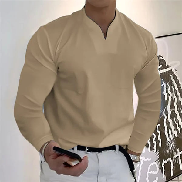 Men's Loose Casual Long Sleeve Top