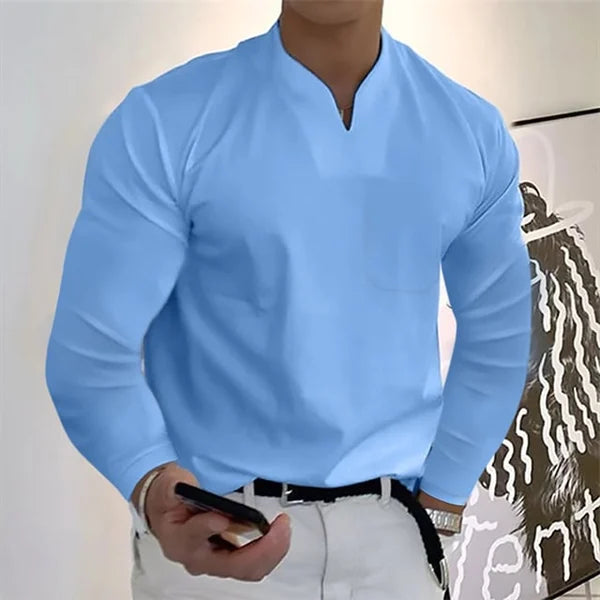 Men's Loose Casual Long Sleeve Top