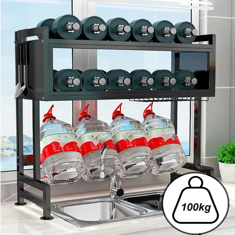 Cabinet Door Sink Shelf Kitchen Storage Rack