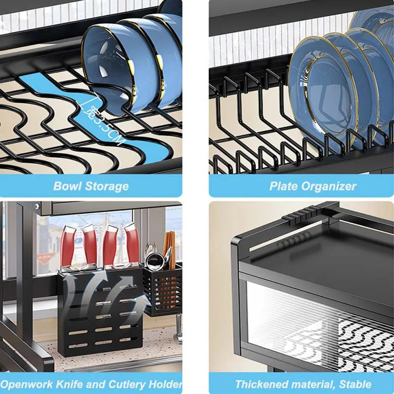 Cabinet Door Sink Shelf Kitchen Storage Rack