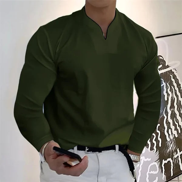Men's Loose Casual Long Sleeve Top