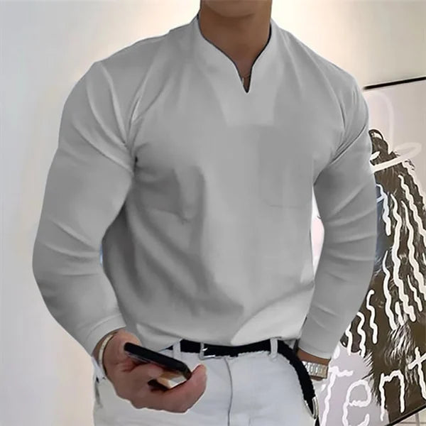 Men's Loose Casual Long Sleeve Top